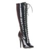 Domina 2020 front lace-up knee boot by Pleaser USA. Domina 2020 front lace-up knee boot by Pleaser USA.