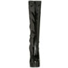 Electra 2000Z five inch block heel platform thigh boots in Black stretch patent by Pleaser USA Electra 2000Z five inch block heel platform thigh boots in Black stretch patent by Pleaser USA
