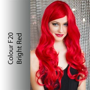 alexis bright red long length style.