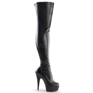Delight 3000 thight length boot with 6 inch stiletto heel by Pleaser USA Delight 3000 thight length boot with 6 inch stiletto heel by Pleaser USA