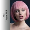Mia economy wig - short length bob in Pastal Pink Mia economy wig - short length bob in Pastal Pink