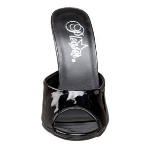 seduce-101-front Seduce 101 mule by Pleaser USA in Black patent