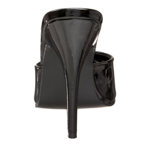 seduce-101-heel Seduce 101 mule by Pleaser USA in Black patent