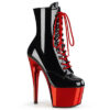 Black Patent /Red Chrome