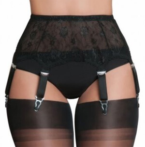 ndl55-black All Lace Suspender Belt