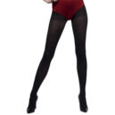 Opaque tights in black