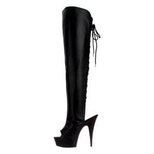 Delight 3019 open back knee boot from Pleaser USA Delight 3019