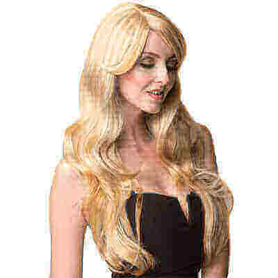 blonde-min Long length synthetic wig