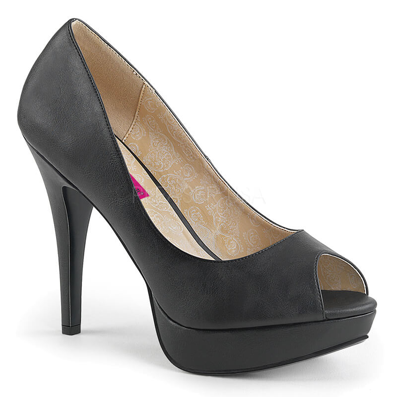 Chloe 01 Black Faux Leather Chloe 01 black faux leather