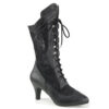 divine-1050-black-faux-leather Divine 1050 calf boot black faux leather satin lace