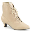 Fab 1005 Cream faux leather