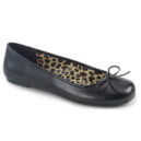 anna-01 black faux Leather