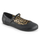 Anna-02 Black Faux Leather