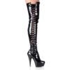 Black Faux Leather