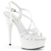 Pleaser Delight 613 White Patent