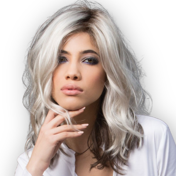 avalon Estetica wig in shade icy shadow Avalon Estetica Wig