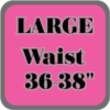 Large - 36/38" Waist