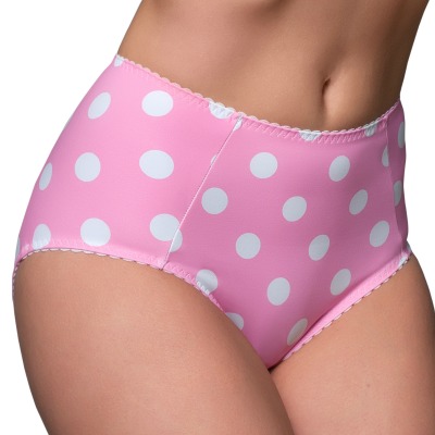 NDDBSK DOTTY BETTY Pink_Front-2 Dotty Retro Knickers