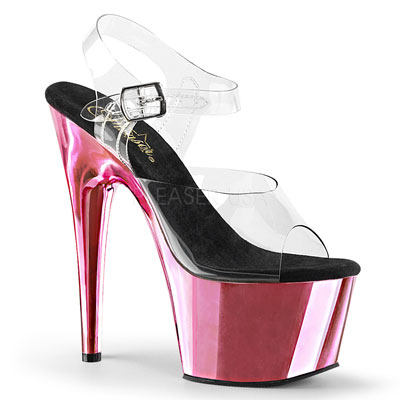 adore-708-clear-baby-pink-chrome Pleaser usa Adore 708