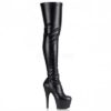 Adore 3000 Black Faux Leather Adore 3000 Black Faux Leather