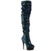 Green Iridescent Sequins
