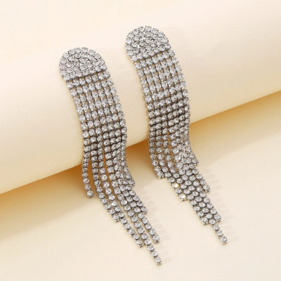 diamante earrings