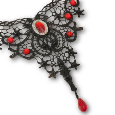 beaded choker