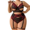 plus size lace lingerie set