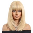 14 inch bob wig with fringe