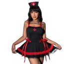Black and Red Nurse Costume