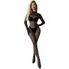 Long Sleeve Net Bodysuit