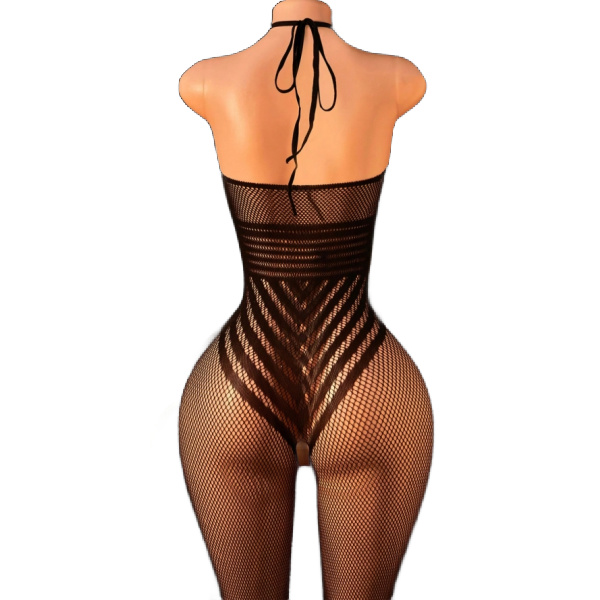 Halter neck body stocking